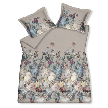 Housse de couette FLOWERBOMB Cream Tan 200x220 cm (coton satiné)