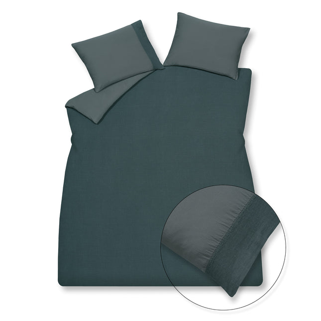 Duvet cover PURE 07 Oceanview 200x220 cm (linen/satin cotton)