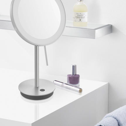 Miroir de maquillage LED ALONA sur pied (blanc)