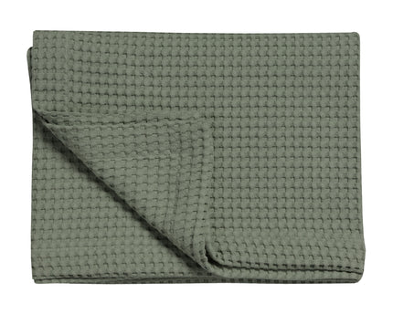 <tc>HOME</tc> Copriletto in piqué verde terra 270x250 cm
