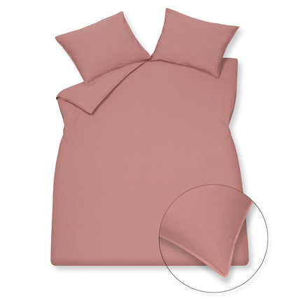 Housse de couette COTON LAVÉ Ash Rose 140x220 cm