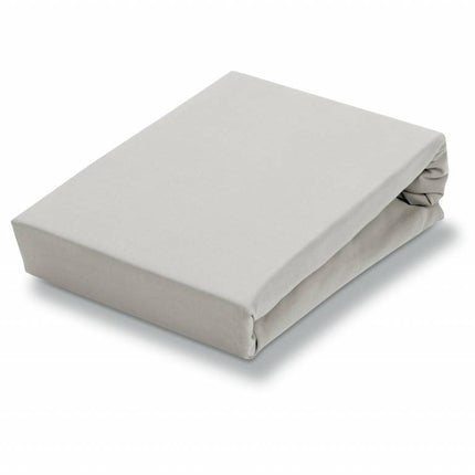 JERSEY SUPREME topper fitted sheet Silver Gray
