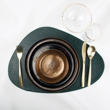 Kom 10 cm BLACK&GOLD zwart (set/4)