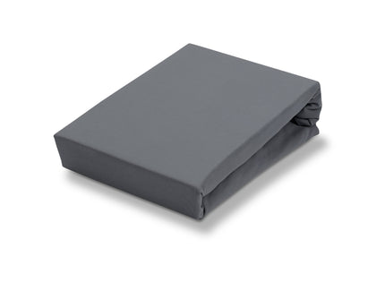 Lenzuolo con angoli topper JERSEY SOFT grigio