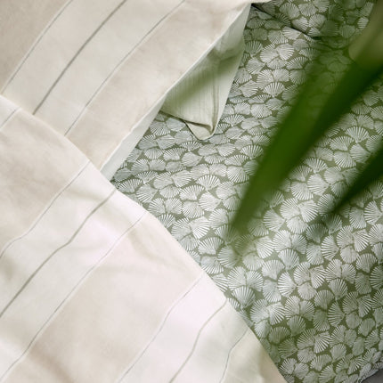 Copripiumino PURE 79 Smoke Green 200x220 cm (cotone satinato)