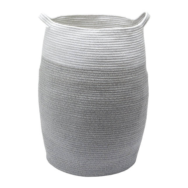 Cesto para la ropa OSMAN Gris Plata grande