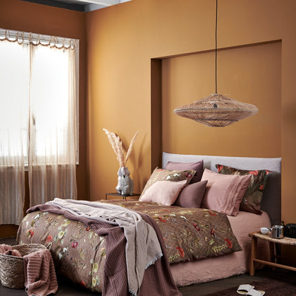 Duvet cover PURE 07 Toffee 140x220 cm (linen/satin cotton)
