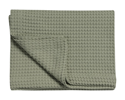 <tc>HOME</tc> Couvre-lit piqué vert olive clair 160 x 250 cm