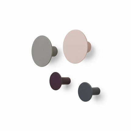 Ganchos de pared PONTO Multicolor (juego/4)