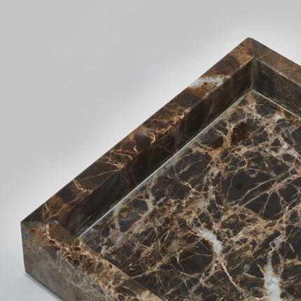 Plateau HAMMAM rectangle Marron