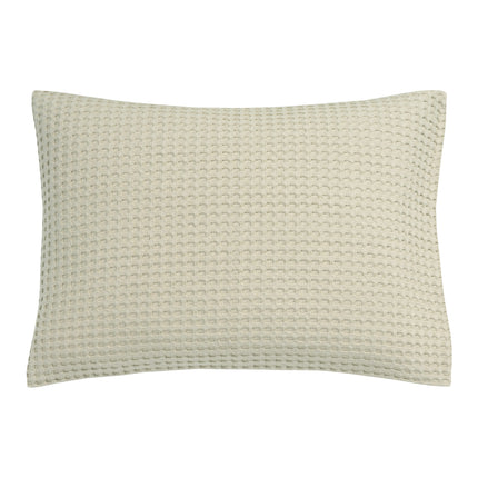 <tc>HOME</tc> Taie d'oreiller piqué crème beige 40 x 55 cm