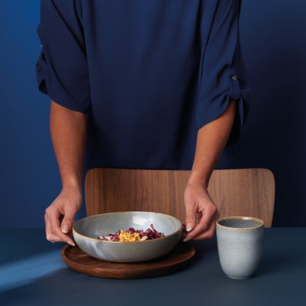 Assiette à pâtes SAISONS 21 cm Denim