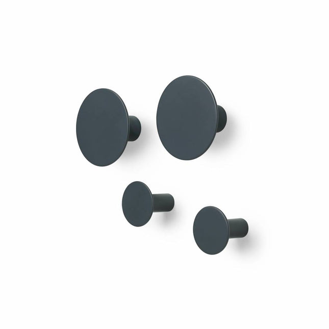 PONTO wandhaken Gunmetal (set/4)
