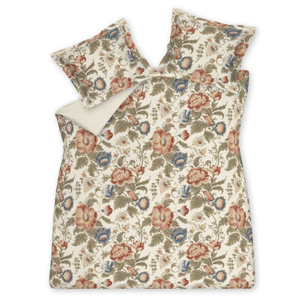 Housse de couette ROMANCE Crème Tan 240x220 cm (coton satiné)