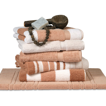 Reste : Serviette de bain BOSTON Praline 90x195 cm