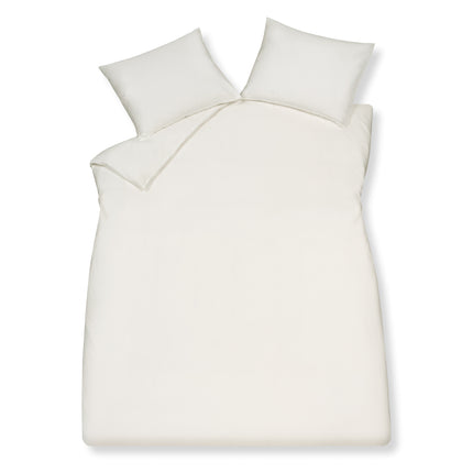 housse de couette <tc>HOME</tc> 98 Blanc cassé 140x220 cm (satin Tencel)