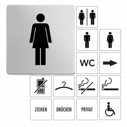 INDICI pictogram 'woman' (matte)