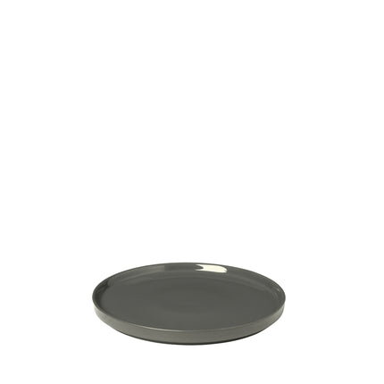 PILAR flacher Teller 20 cm Zinn (Set/4)