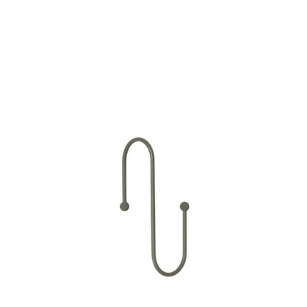 CURL coat rack Steel Gray small