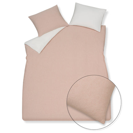 Housse de couette PURE 89 Rose Sépia 140x220 cm