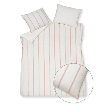 Housse de couette PURE 77 Blanc Cassé 200x220 cm (lin/coton)